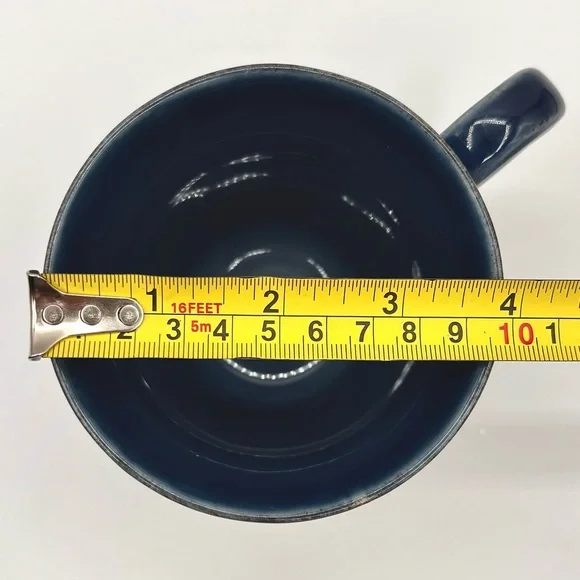 Pottery Barn Cambria Stoneware Ocean Blue Coffee Mug - Picture 8 of 9